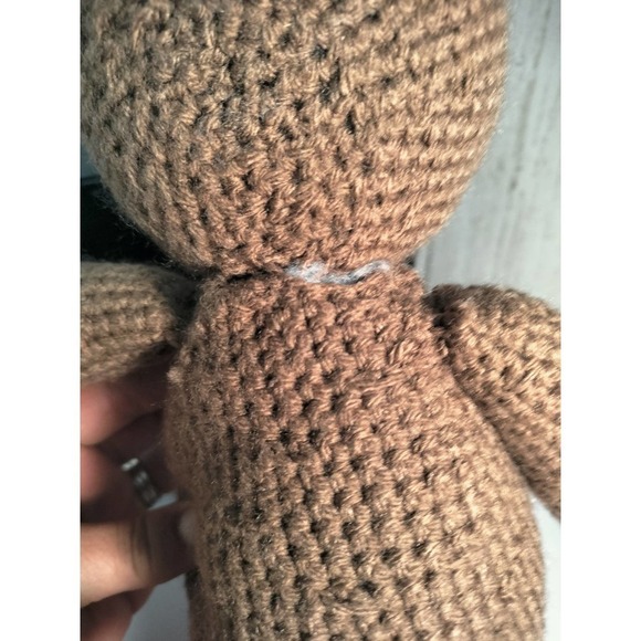 Handmade Crochet Stuffed Teddy Bear - Picture 5 of 5